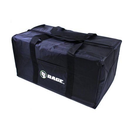PLASTIFLEX COMPANY INC Rage RC RGR9001 Recreation Gear Bag; Black - Large RGR9001